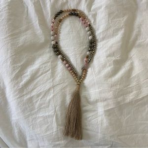 Nakamol Tassel Beaded Necklace